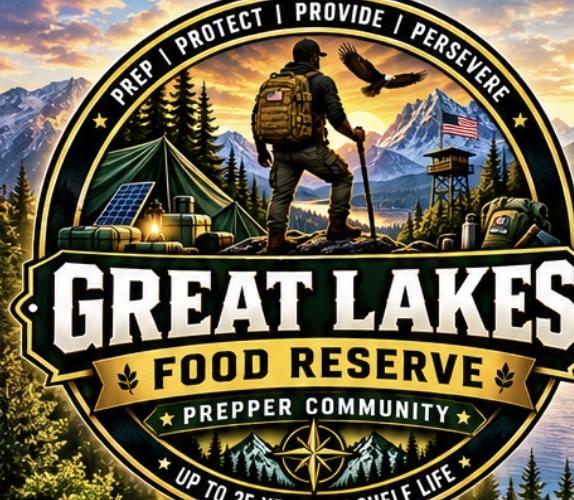 Great Lakes Food Reserve badge logo